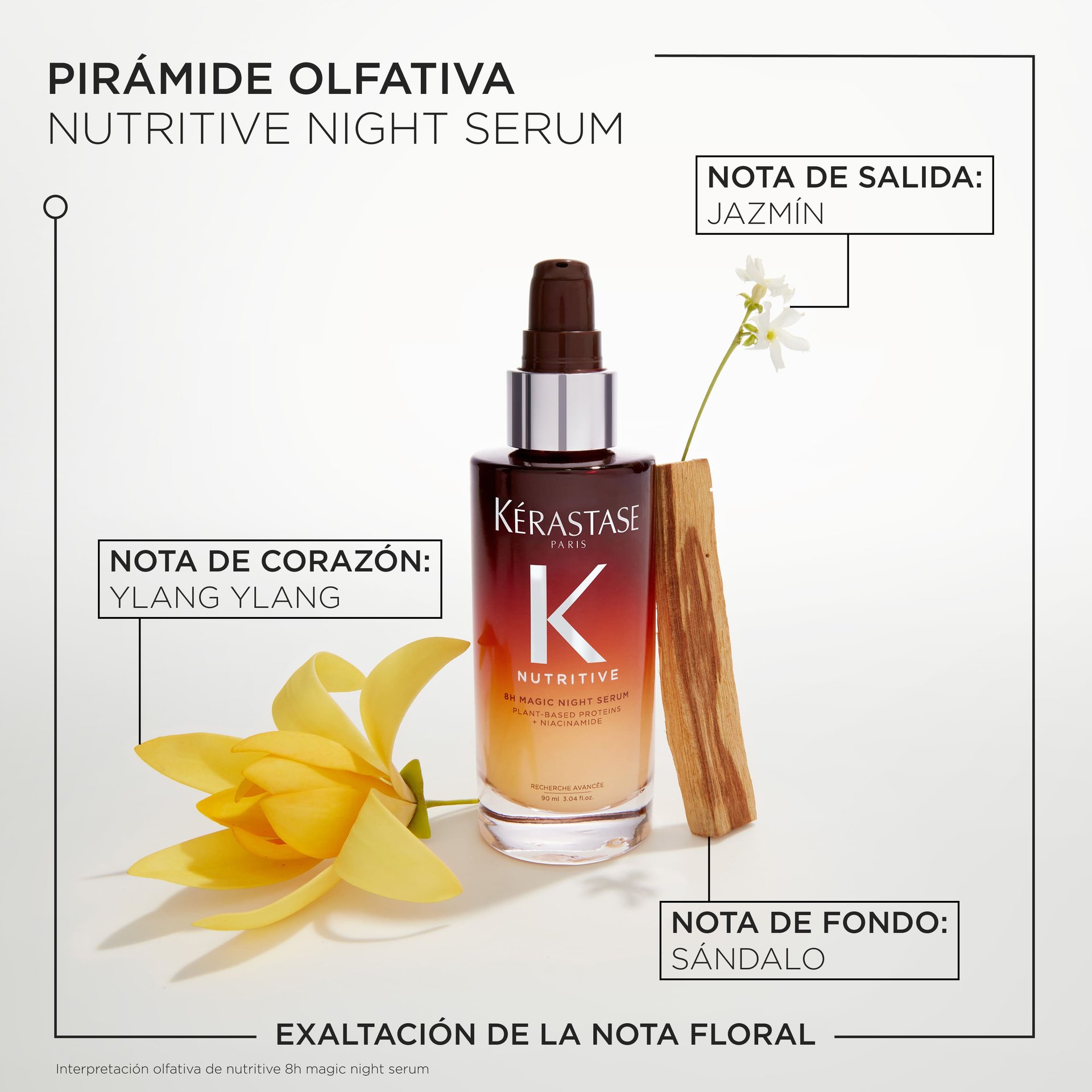 Alt text: aceite kerastase 8h magic night serum 